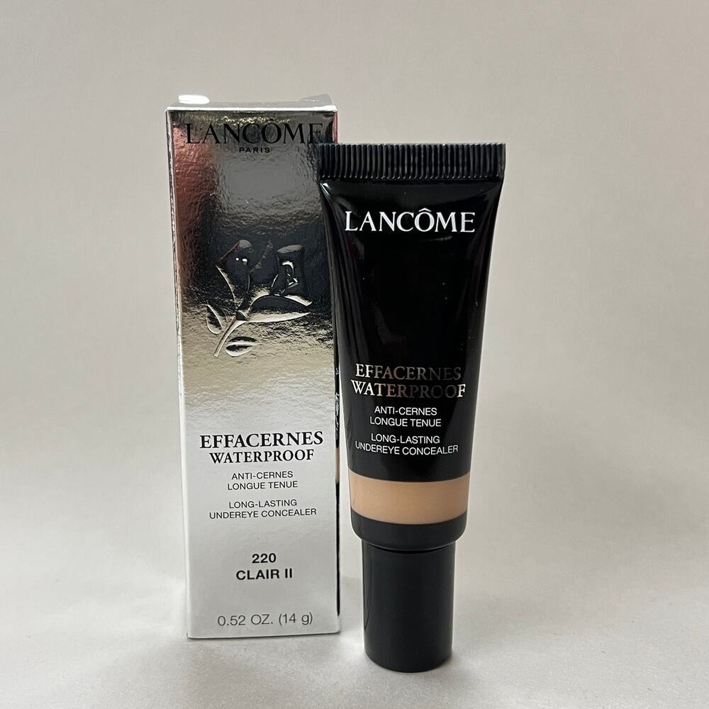 Lancome Effacernes Waterproof Long Lasting Undereye Concealer 0.52 oz 220 Clair